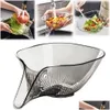 シンク蛇口セットMtifunctional Drainage Basket Salad Draining Bowl Vegetable Basin Rice Plastic Fruit Plate家庭用ドロッティア2