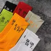 Multi -kleuren katoenen sokken heren en dames bijpassende klassieke letter ademende kousen gemengd voetbal basketbal sportsmen socksman dames katoenen sokken