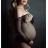Moderskapsklänningar bodysuit strass graviditet foton Q240427
