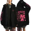 Sweats à capuche masculine Sweats Melanie Martinez Tour Zipper Hop Hop Hop Hop Strtwear Mens Zip Up Jacket Y2K Coats H240429