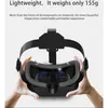 Gafas VR de realidad virtual 3D para teléfonos con teléfonos móviles Casco de auriculares de 7 pulgadas con controladores Wirth Real Viar Goggles Y240424