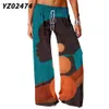 Spodnie damskie Capris Spring African Lady Print Spodnie Vintage Fashion Women Summer Spodnie Stylowe swobodne luźne spodnie Y2K Trendy miękkie ubrania Y240429