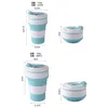 Açık Seyahat Taşınabilir Spor Su Kupası Hediye Kupası Kahve Bardağı Renk Kutusu 240424