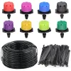 Decorations 510m 4/7mm PVC Garden Watering Hose Micro Irrigation System with 8 Holes Drippers Greenhouse Water Emitters Automatic