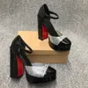 Sexy Design Water Diamond Miss MJ Strass Chaussures Femmes High Heels Sandales Party Robe Mariage Dame Black Suede Sandalias EU35-42 AVEC BOX SAC DUSSION CALEL 5.5 8 14CCM