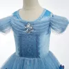 Halloween Princess Dress Girls Fairy Tale Fantaspume crianças