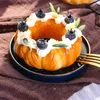 Decoratieve bloemen simuleren fruitcake donutmodel kunstmatige nep brood bakkerij po prop keuken diy decor