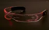 Sonnenbrille LED Luminous Brille Elektronische Visor -Beleuchtung für Festival KTV Bar Party Performance Kinder Erwachsene Geschenke9919622