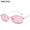 Sunglasses ZXWLYXG New Small Rectangle Women Retro Brand Designer Red Sun Glasses Men Female Unisex H240429