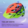 Exclusky Child Bike Helmet Visorgibile Sun Visor Regolabile UltraLight Road Mountain Kid Safety Cycling Rollers Takers 240422