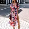 2024 Spring Women New Sexy and Stylish Pried Split Dress for Women F42935