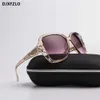 Occhiali da sole Fashion Square Women Brand Luxury Brand Big Purple Sun Glasses Female Mirror Shades Ladies Oculos Feminino H240429