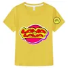 T-shirts T-shirt d'anime mignon kawaii t-shirt comique drôle de dessin 100% coton t-shirt confortable garçons / filles graphiques décontractés T-shirtl2404