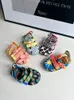 Mini Melissa Sandalias para niños Niñas Jelly Zapatos Summer Niños coloridos CONJUNTO LENTILLO LIGA Botón Zapatos de playa 240416