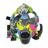 Bong creative pipe gas mask acrylic pipe tube Smoke Pipe