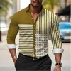 Camicie casual maschile 2024 Ultimo sport alla moda con abbottini a bavero grande e confortevole camicia stampata ad alta definizione