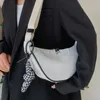 Drawstring Simple Women's Shoulder Bag Casual Nylon Handbag For Women Fashion Designer Summer Large Capacity Female Crossbody Bags