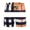 designer men shorts for mens swim short luxury new quick-drying beach pants summer Casual contrast color tooling plaid cotton exercise man Asian M-3XL