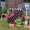 Piantatrici di piante colorate piante appese a pentola squisita pentola antiruggine per pappagalli flamingo q240429