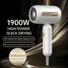 Hair Dryers EU-AU high-power fast drying negative ion hair dryer care Secador 1900W mini Q240429