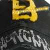 Роскошная кепка модельер дизайнер бейсболка улица хип -хоп хипстерский оттенок шляпа шляпа с печать