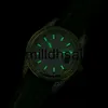 Rôles de reloj Relojes Diamond Mens Watch Automatic Methings Motspies en cuir STRAP 41 mm Designer Sapphire Affiche Afficée Lumineuse