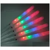 Favor de la fiesta Nuevo 28x1.75 cm Colorf LED Light Stick Flash Glow Algody Candy Flashing Cono para conciertos vocales Fiestas nocturnas Entrega DHE27