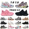 2024 Track Runners Sneakers 7.0 7.5 3.0 Designer Casual Mcnm Shoes Platform Graffiti track runners BURGUNDY Tracks jogging hiking Transmit Women Men Trainers 7 Tess