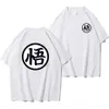 Men's T-Shirts Summer Fashion Anime Goku Cosplay T-shirt Cotton Short Slve T Oversized Casual T Shirts Men Harajuku Women Tops Y2k Clothing Y240429