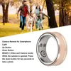 Smart Ring Health Tracker BT 5.1 NFC Sleep Corpory Temperature Survering Step Counter IP68 Smart Ring For Video Recrolling Book PAG 240422