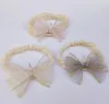 NOUVEAU BABAY BANDS BABY BOWKNOT Tiaras Hair Sticks Lace Princess Hair Accessories Fashion Infant Laciness Bows Headswear