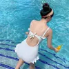 2021 ins rüzgar tek parçalı mayo kadınları Koreli sevimli sırtsız seksi bikini bikini
