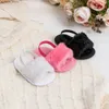 Sandaler heta säljer mjuka solerade andningsbara babyskor 0-18 månader enkla elastiska promenadskor inomhus babyskor anti slip päls sandal240429