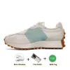 Scarpe da corsa top n 327 donne sneaker a bassa design a piedi da passeggiata marrone camuffato bianco grigio latte grigio luce cammello erba verde 880