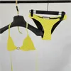 Designer Swimwear Women Letter Imprimé de maillot de bain pour femmes Bikinis sexy ensembles de bain de plage d'été sous-vêtements