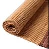 Theebladen natuurlijke bamboemat handgeweven dienbladgordijn desktop bescherming filter levert Chinese thee-accessoires