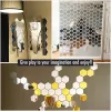 Ställ MCDFL dekorativa väggspeglar klistermärken Självhäftande tapet 3D -paneler dekoration sovrum badrum tillbehör hem interiör
