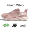 8 Hokah One Clifton 9 Hokahs 2024 Chaussures de course Bondi Femmes Blanc Blanc Black Coastal Sky Vibrant Orange Sandage Sable Airy Blue Red Carbo9SWM # S CARBOSWM #