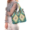 Storage Bags TOADDMOS Aztec Tribal Geometric Pattern Ladies Shoulder Bag Eco-friendly Recyclable Shopping Portable Large Capacity Tote