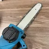 Blue chainsaw multifunctional handheld small tool for household logging