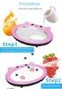 Ice Stir Ice Maker Home Fry Yogurt Maker Kid-Free Kids DIY Ice Fry Tray Small Ice Cream Machine