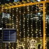 Dekoracje LED Słoneczne oświetlenie Słoneczne Lampy miedziane Lampa zewnętrzna słoneczna bajki girlandy na imprezę ogrodową taras na kemping dekoracja kempingowa