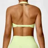 Bras Womens Halter Sport Bra sexy schöner Back Top Push Up Fitness BH Fitnessstudio Workout BH Fitness Top Sport atmungsaktiver Bra Y240426