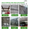 Decorations Shading 55~99% Aluminum Foil Sunshade Net Silvery AntiUV Awning Fence Privacy Screen Garden Sun Shade Mesh Car Sun Shed Canopy