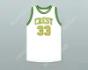 Niestandardowe Nay Men Youth/Kids David Thompson 33 Crest High School Chargers White Basketball Jersey 1 Top Sched S-6xl