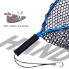 Accessories Fly Fishing Net Mesh Study Handle Landing Net Trout Catcher Network Lanyard Rope Outdoor Fishing Tackle Equipment
