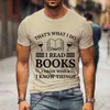 Heren t-shirts heren interessante kleding.Ik heb dit boek gelezen en ik drink wijn.Grafische korte mouwen Y2K Mens T-shirt Oversized sportshirt Harajuku Fashion T-shirtl2404