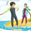 Kindertauchanzug Neoprenanzug Kinder für Jungen Mädchen Sonnencreme Langarm UV Schutz Badebekleidung Kinder Schnorchel Schwimmanzug