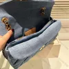 2024 Новый дизайнерский джинсовый сумки Tabby Tote Mag для женщин мужчина роскошная сумка для талии Otabby Cross Body Sumbag All Black Fashion Sagcing Classic Bum Pack Swork Bag Сумка