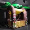 Tenda pubblicitaria portatile tiki bar gonfiabile personalizzata Blow Camping Booth per feste da club e evento da giardino